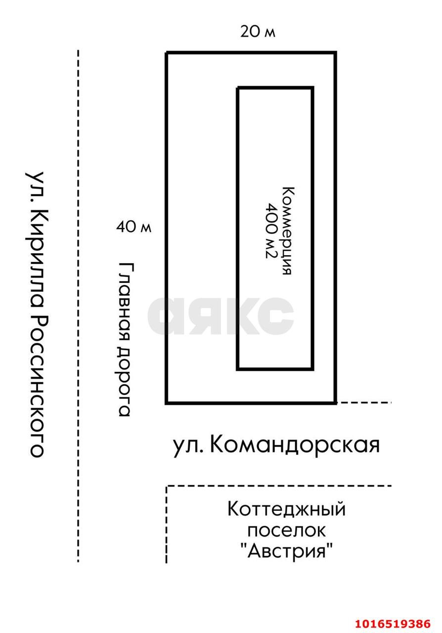 Фото №1: Торговое помещение 400&nbsp;м², 1/1&nbsp;эт. - Краснодар, Прикубанский внутригородской округ, мкр. Россинского, ул. Кирилла Россинского, 45
