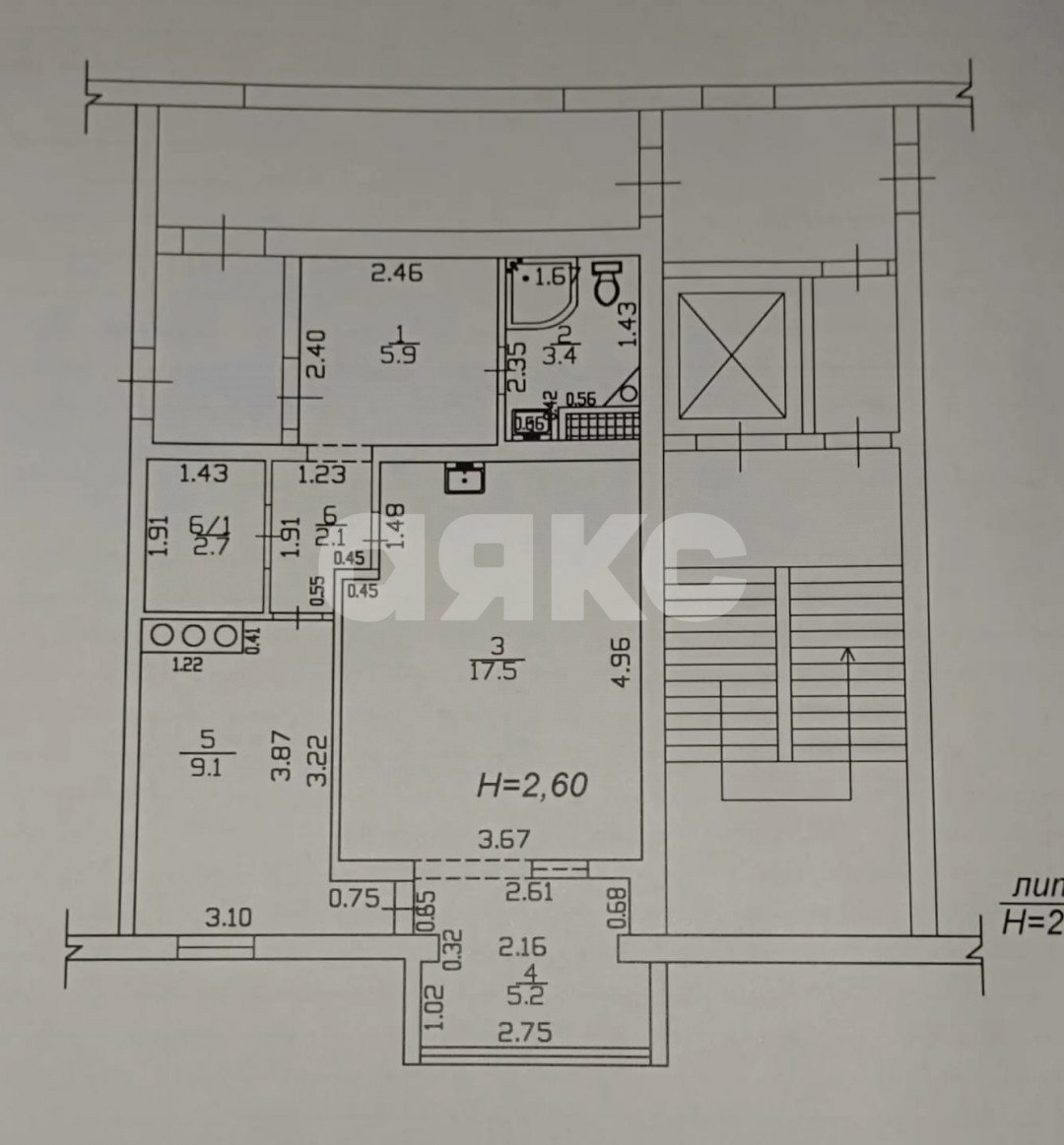 Фото №24: 1-комнатная квартира 45&nbsp;м², 3/9&nbsp;эт. - Анапа, ул. Крылова, 81