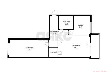 Фото №1: 2-комнатная квартира 45 м², 3/5 эт. - Краснодар, мкр. Фестивальный, ул. Атарбекова, 49