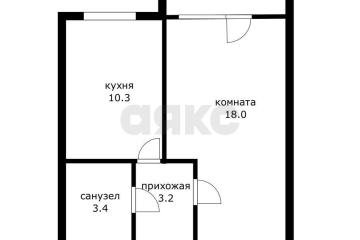 Фото №1: 1-комнатная квартира 34 м², 3/6 эт. - Краснодар, мкр. Завод Радиоизмерительных Приборов, ул. Корчагинцев, 10