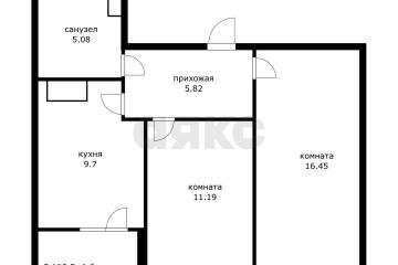 Фото №1: 2-комнатная квартира 48 м², 22/24 эт. - Краснодар, мкр. имени Петра Метальникова, ул. Петра Метальникова, 36