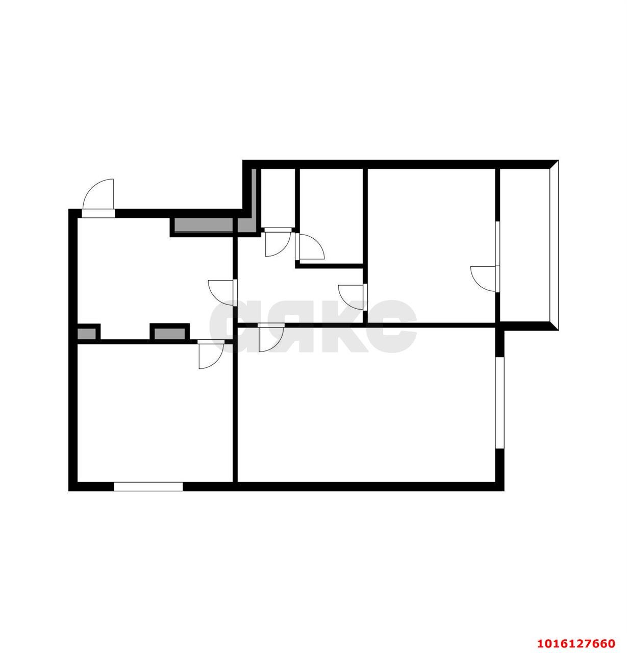 Фото №14: 2-комнатная квартира 56&nbsp;м², 5/5&nbsp;эт. - Краснодар, Прикубанский внутригородской округ, мкр. Молодёжный, ул. Душистая, 73