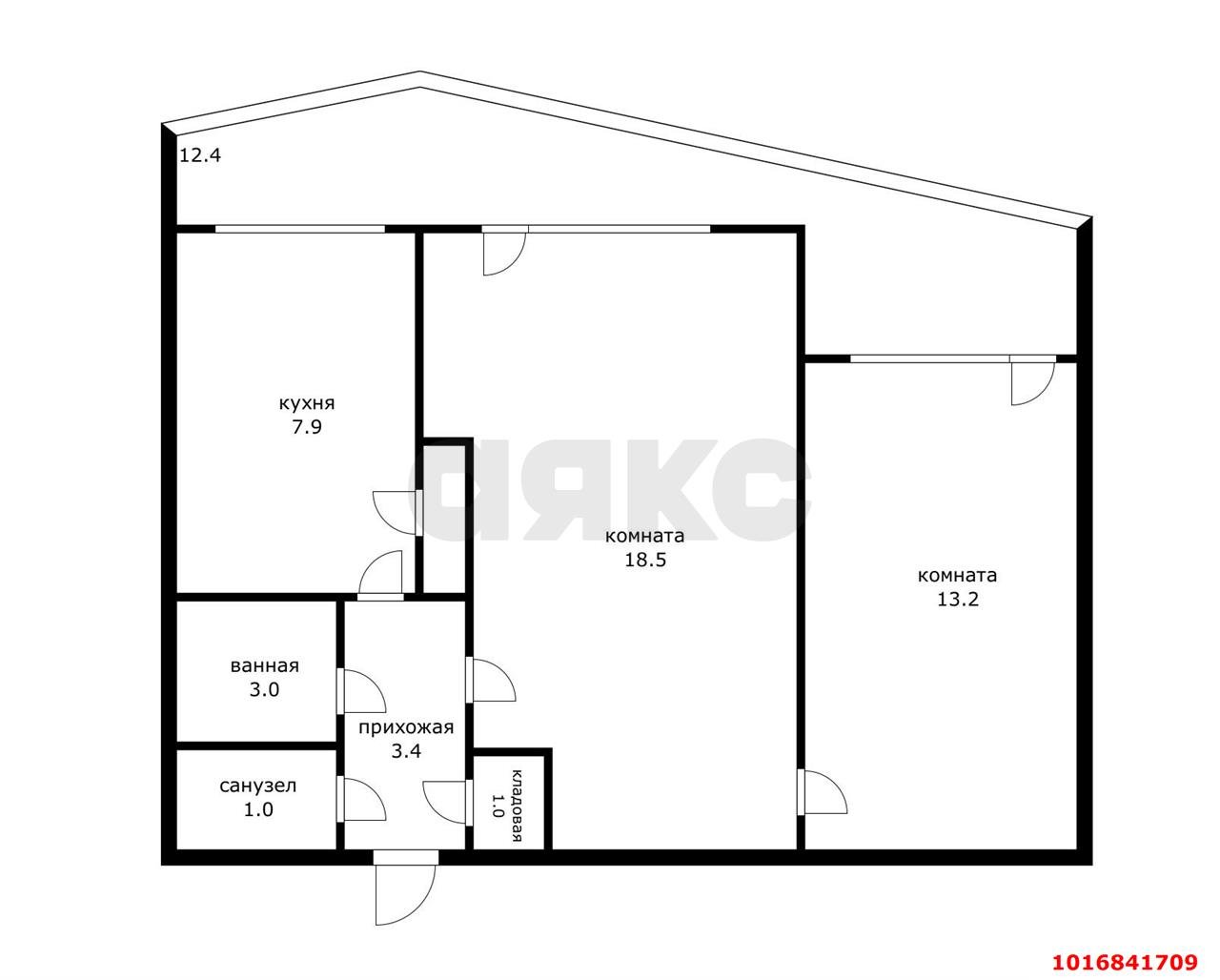 Фото №1: 2-комнатная квартира 60&nbsp;м², 5/12&nbsp;эт. - Краснодар, мкр. Западный внутригородской округ, ул. Красная, 145/1