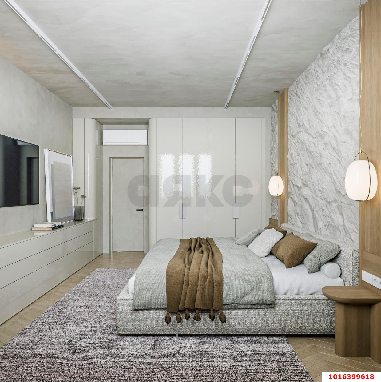 Фото №7: 2-комнатная квартира 70&nbsp;м², 14/24&nbsp;эт. - Краснодар, Прикубанский внутригородской округ, Круглик, жилой комплекс Сердце, мкр. Школьный, ул. Школьная, 1