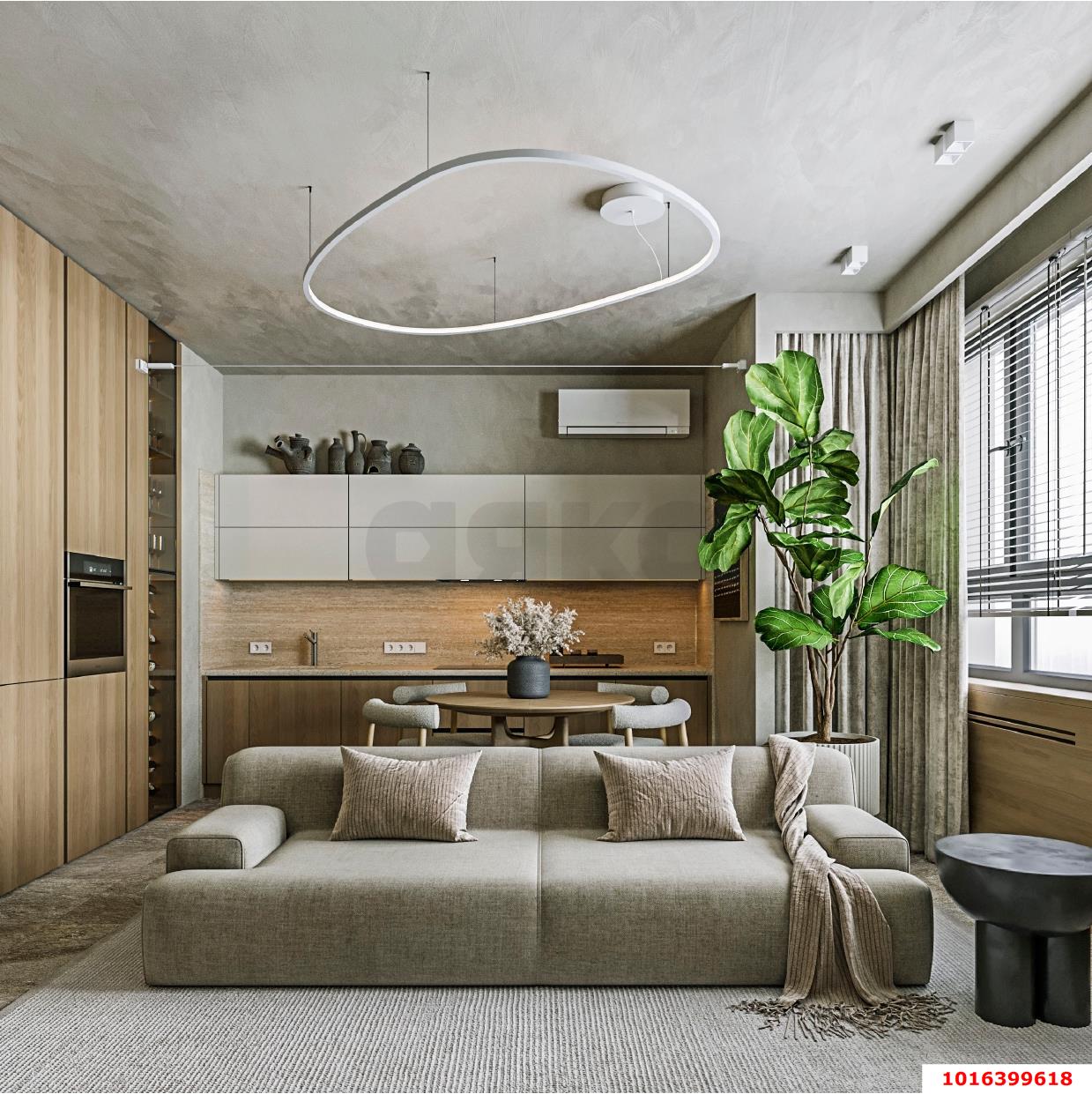 Фото №2: 2-комнатная квартира 70&nbsp;м², 14/24&nbsp;эт. - Краснодар, Прикубанский внутригородской округ, Круглик, жилой комплекс Сердце, мкр. Школьный, ул. Школьная, 1