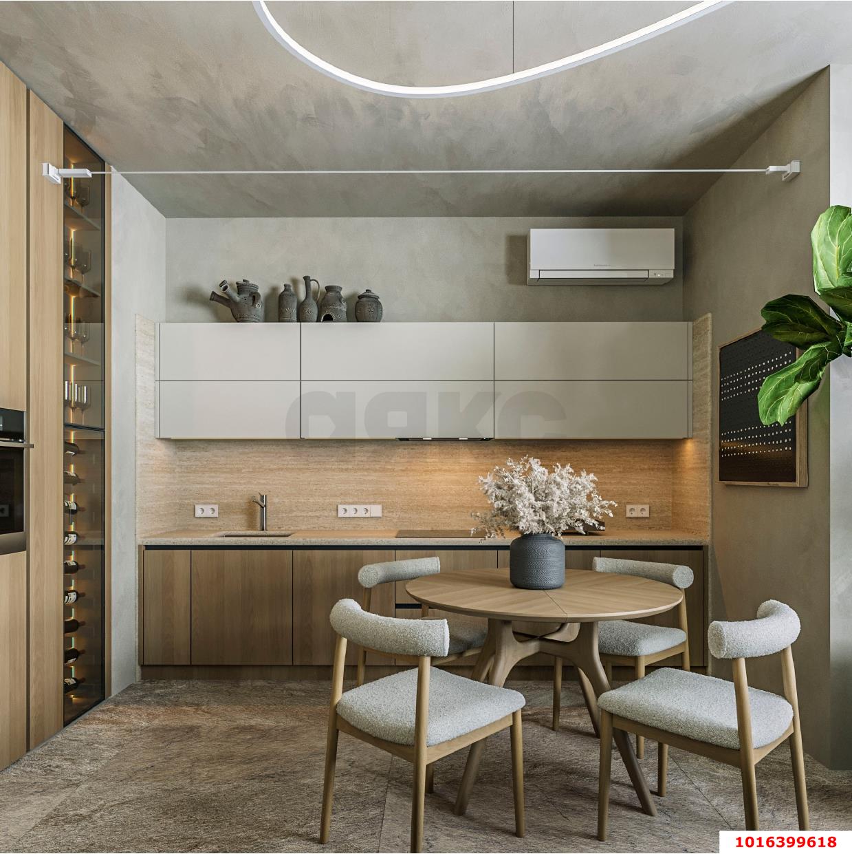 Фото №5: 2-комнатная квартира 70&nbsp;м², 14/24&nbsp;эт. - Краснодар, Прикубанский внутригородской округ, Круглик, жилой комплекс Сердце, мкр. Школьный, ул. Школьная, 1