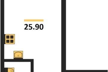 Фото №1: Студия 25 м², 2/16 эт. - Краснодар, мкр. Парк Победы,