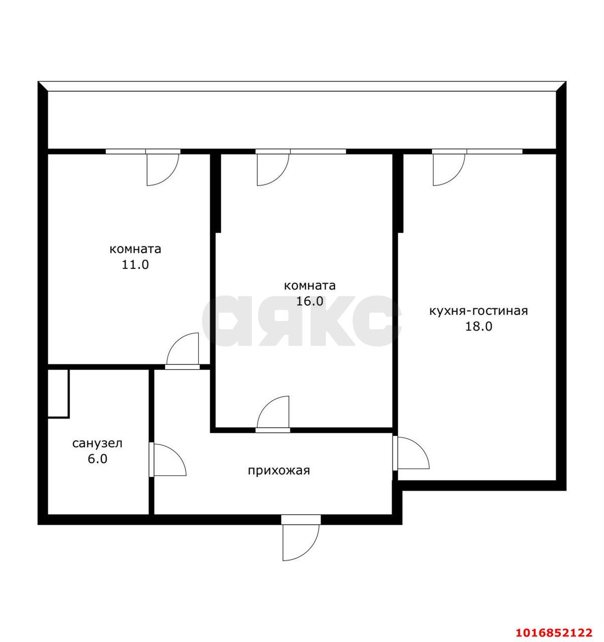 Фото №20: 2-комнатная квартира 63&nbsp;м², 18/18&nbsp;эт. - Краснодар, Карасунский внутригородской округ, Гидростроителей, мкр. жилой комплекс Премьера, ул. Автолюбителей, 1/7к5