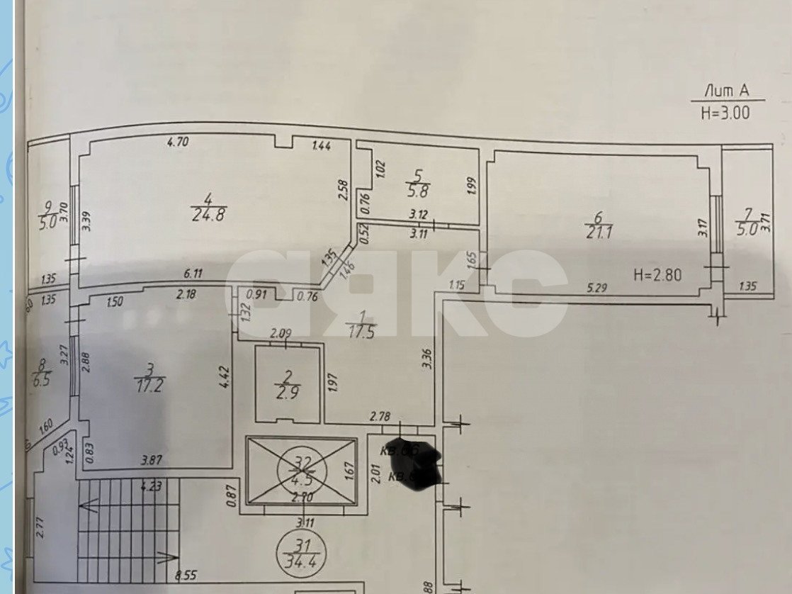 Фото №24: 2-комнатная квартира 105&nbsp;м², 4/10&nbsp;эт. - Анапа, ул. Таманская, 24