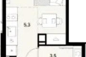 Фото №1: Студия 21 м², 15/18 эт. - Краснодар, мкр. Прикубанский внутригородской округ,