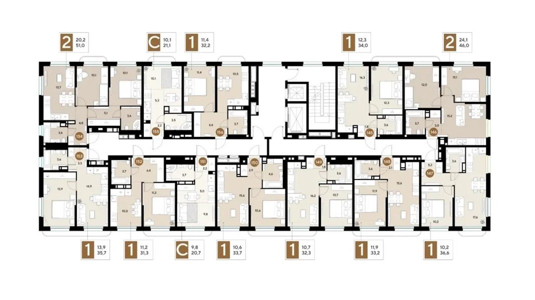 Фото №8: Студия 20&nbsp;м², 13/18&nbsp;эт. - Краснодар, мкр. Прикубанский внутригородской округ