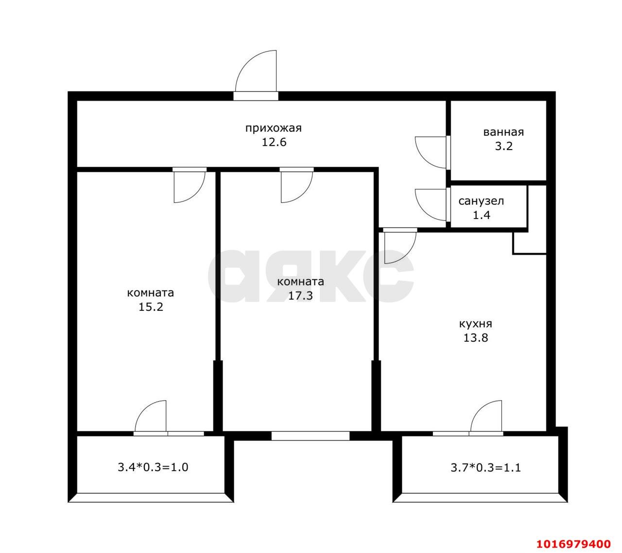 Фото №11: 2-комнатная квартира 70&nbsp;м², 7/18&nbsp;эт. - Краснодар, Карасунский внутригородской округ, Гидростроителей, мкр. жилой комплекс Премьера, ул. Автолюбителей, 1/3к1