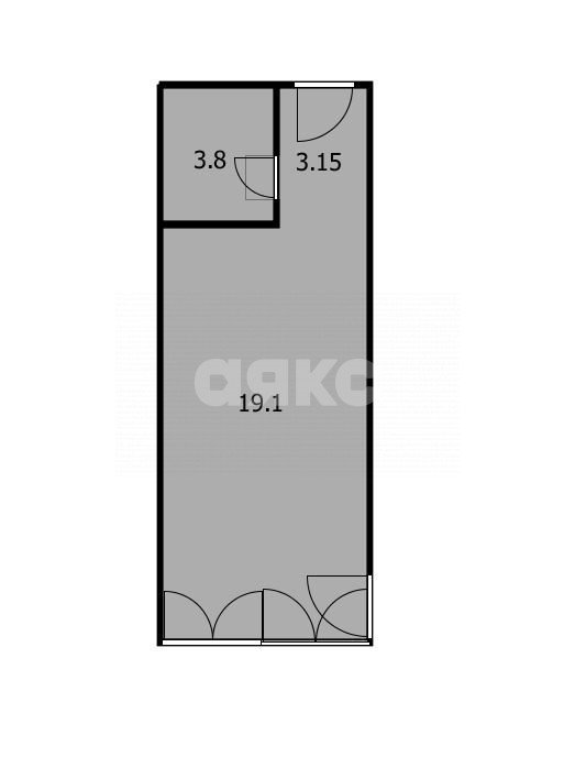 Фото №24: Студия 26&nbsp;м², 11/14&nbsp;эт. - Анапа, Парковый, мкр. жилой комплекс Привилегия, ул. Парковая, 61к3