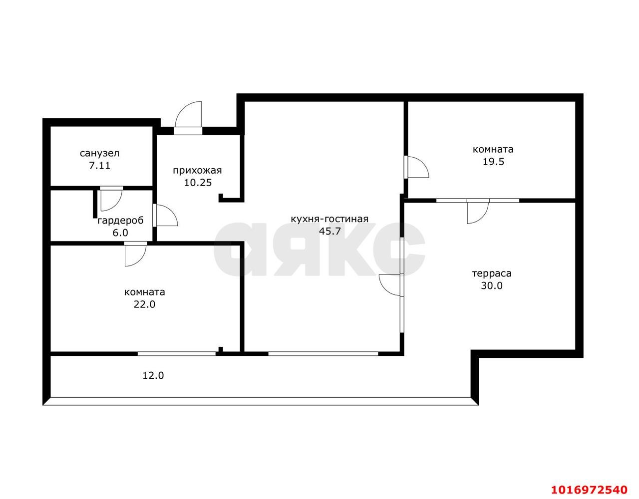 Фото №20: Пентхаус 152&nbsp;м², 24/24&nbsp;эт. - Краснодар, Карасунский внутригородской округ, Хлопчато-бумажный Комбинат, мкр. жилой комплекс Элегант, ул. Сормовская, 1/6