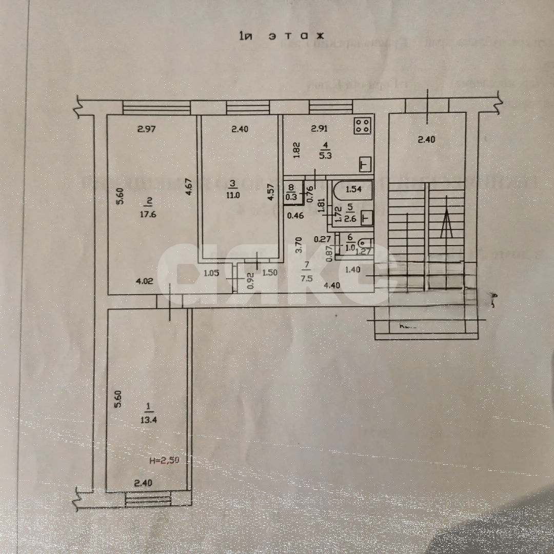 Фото №16: 3-комнатная квартира 58&nbsp;м², 1/4&nbsp;эт. - Горячий Ключ, мкр. Администрация, ул. Ленина, 175