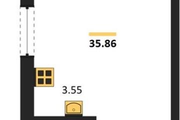 Фото №1: Студия 35 м², 7/18 эт. - Знаменский, мкр. Родные Просторы,