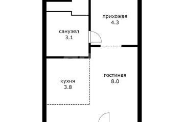 Фото №1: Студия 20 м², 8/28 эт. - Красногорск, мкр. террритория Мякинино вне границ, 20