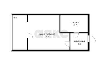 Фото №1: Студия 23&nbsp;м², 11/24&nbsp;эт. - Краснодар, мкр. ЖК Урал, ул. Уральская, 87/7