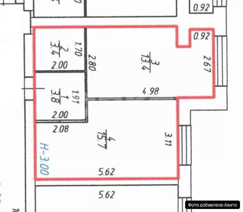 Фото №10: 1-комнатная квартира 37&nbsp;м², 4/4&nbsp;эт. - Темерницкий, мкр. жилой комплекс Дмитровград, ул. Центральная, 3к4