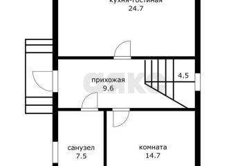 Фото №1: Дом 117 м² + 4 сот., 2 эт. - Строитель, мкр. Прикубанский внутригородской округ, ул. Сиреневая, 301
