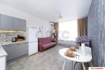 Фото №1: 1-комнатная квартира 40 м², 17/24 эт. - Краснодар, мкр. Черёмушки, ул. Обрывная, 132/1к5