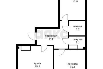 Фото №1: 2-комнатная квартира 63 м², 23/24 эт. - Краснодар, мкр. жилой комплекс Свобода, ул. Понтийская