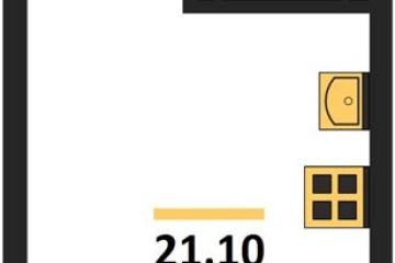 Фото №1: Студия 21 м², 16/16 эт. - Краснодар, мкр. Догма Парк, ул. Марины Цветаевой, 35