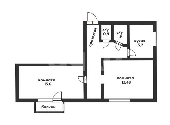 Фото №17: 2-комнатная квартира 47&nbsp;м², 3/5&nbsp;эт. - Геленджик, ул. Калинина, 1