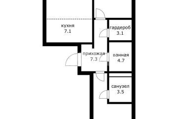 Фото №1: 3-комнатная квартира 69 м², 5/18 эт. - Москва Новомосковский административный округ