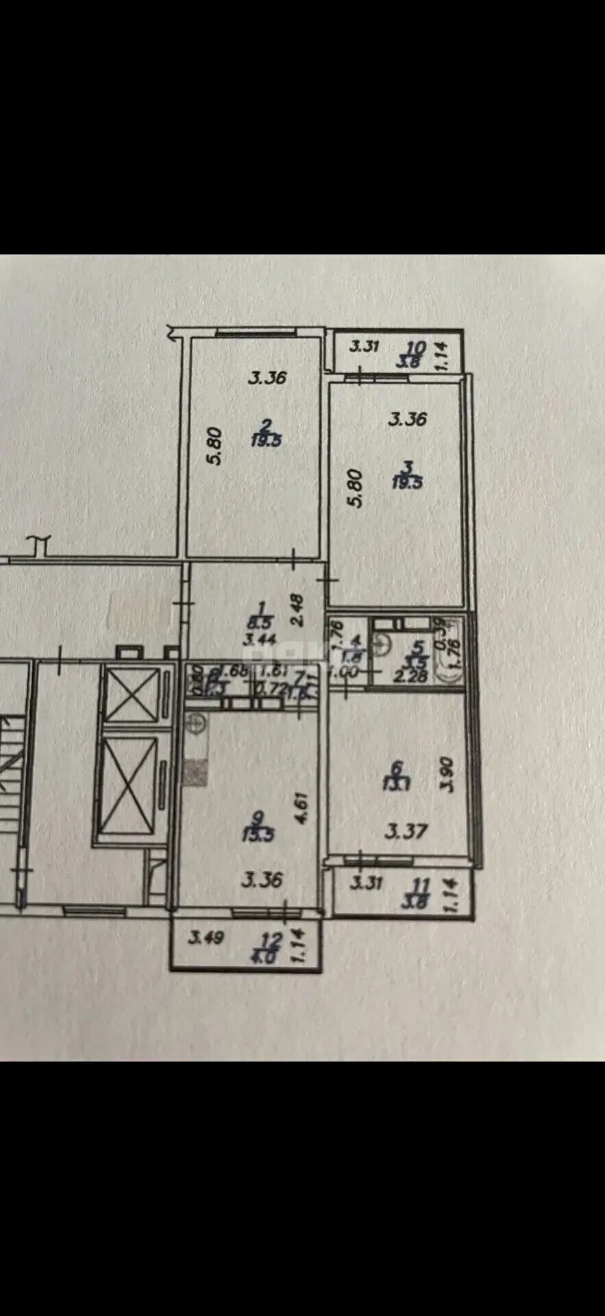Фото №8: 3-комнатная квартира 89&nbsp;м², 3/16&nbsp;эт. - Анапа, Горгиппия, мкр. жилой комплекс Горгиппия, ул. Адмирала Пустошкина, 22к11