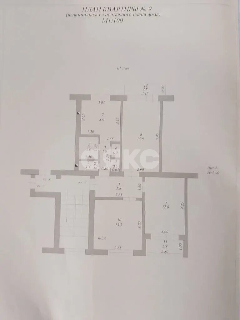 Фото №41: 3-комнатная квартира 63&nbsp;м², 3/3&nbsp;эт. - Кореновск, мкр. 2-й квартал, ул. Горького, 105