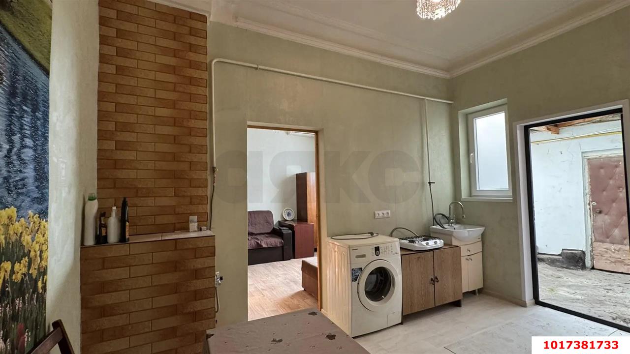 Фото №3: 1-комнатная квартира 26&nbsp;м², 1/1&nbsp;эт. - Краснодар, Центральный внутригородской округ, мкр. Центральный, ул. Митрофана Седина, 33