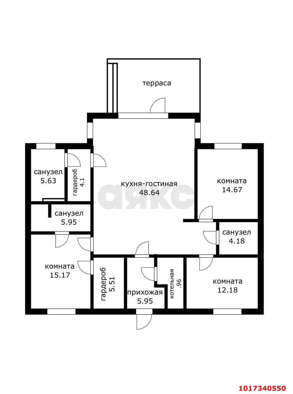 Фото №16: Дом 150&nbsp;м² + 5.3&nbsp;сот., 1&nbsp;эт. - Краснодар, Карасунский внутригородской округ, коттеджный  Трава, мкр. ДНТ Знаменский, ул. Звёздная, 11