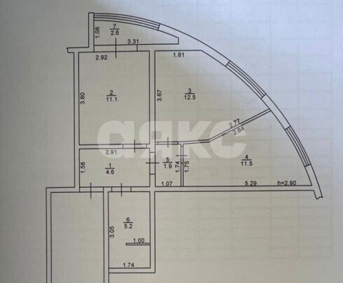Фото №13: 2-комнатная квартира 50&nbsp;м², 5/12&nbsp;эт. - Геленджик, ул. Приморская, 1