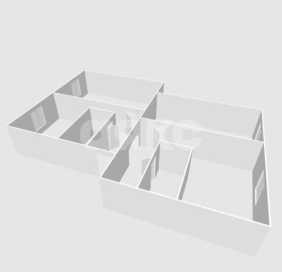 Фото №12: 3-комнатная квартира 60&nbsp;м², 1/2&nbsp;эт. - Федино, ул. Электроподстанция, 1