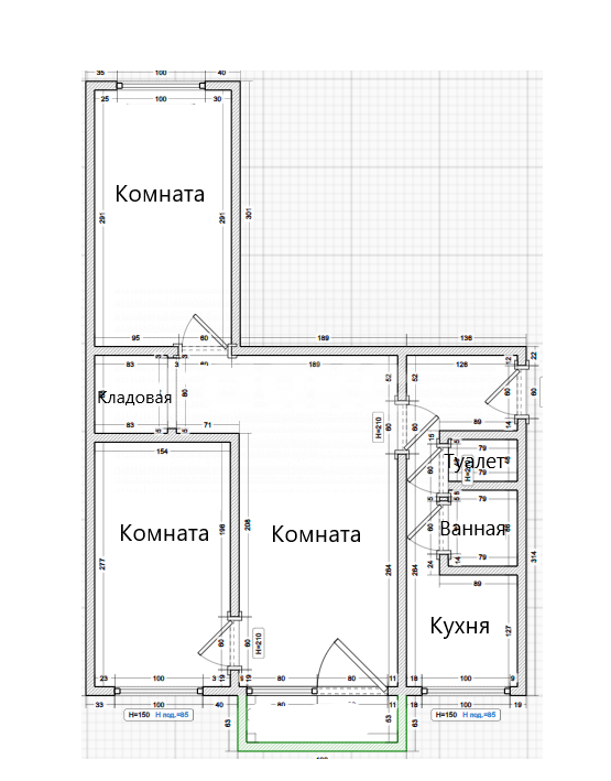 Фото №21: 3-комнатная квартира 57 м² - Темрюк, ул. Октябрьская, 181