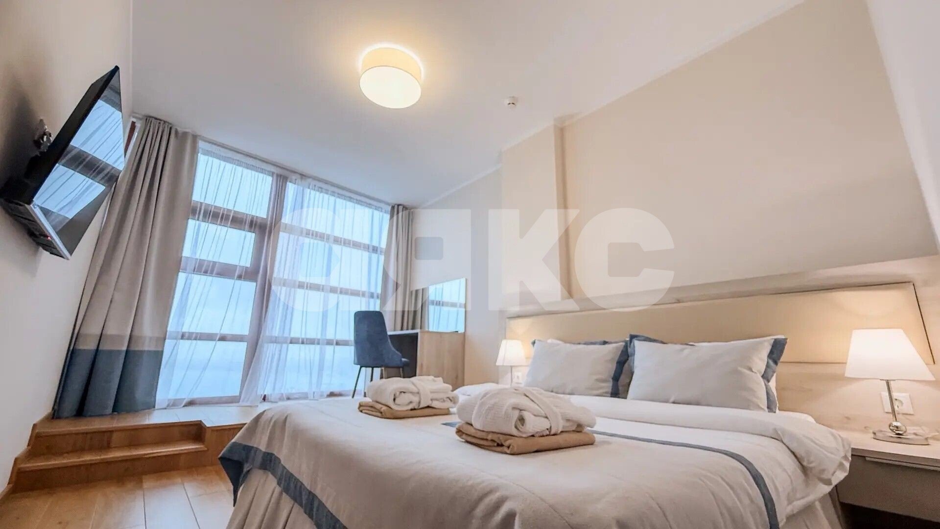 Фото №4: 1-комнатная квартира 65&nbsp;м², 13/14&nbsp;эт. - Анапа, мкр. жилой комплекс Золотая Бухта, пр-кт Революции, 3