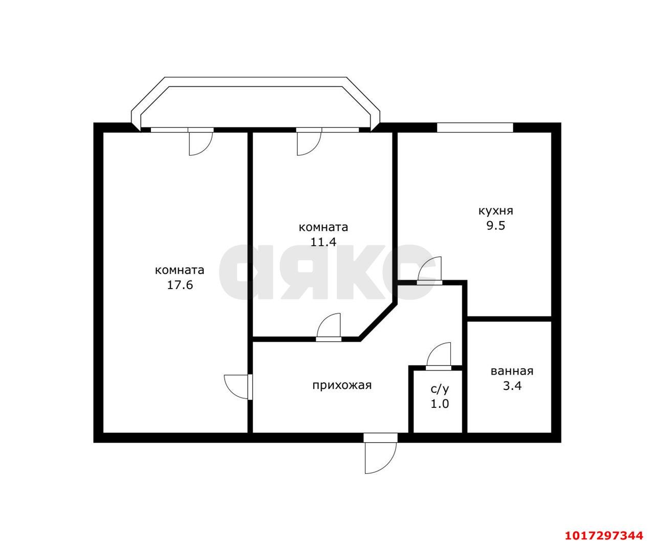 Фото №12: 2-комнатная квартира 56&nbsp;м², 2/3&nbsp;эт. - Южный, ул. Северная, 40к4