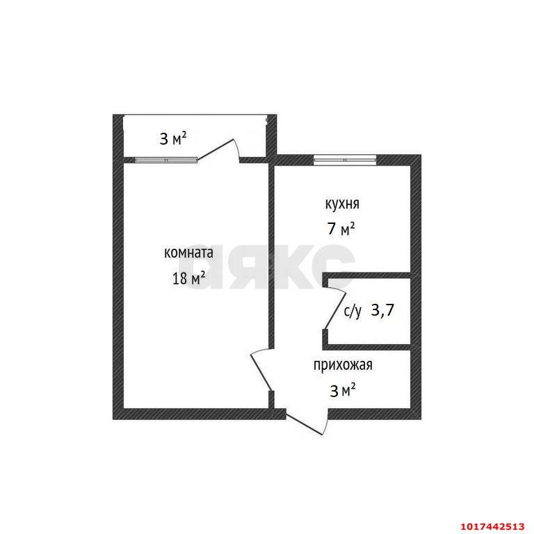 Фото №10: 1-комнатная квартира 34&nbsp;м², 4/5&nbsp;эт. - Яблоновский, ул. Лаухина, 17