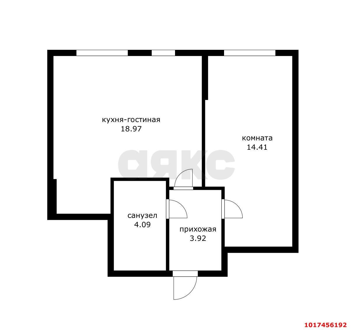 Фото №2: 1-комнатная квартира 41&nbsp;м², 2/9&nbsp;эт. - Краснодар, Прикубанский внутригородской округ, мкр. жилой комплекс Зелёная Территория, ул. имени Генерала Брусилова, 5лит1.2