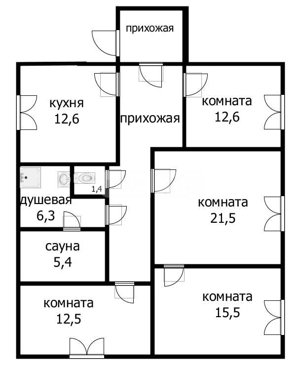 Фото №34: Дом 106&nbsp;м² + 16.76&nbsp;сот., 1&nbsp;эт. - Кучугуры, ул. Ленина