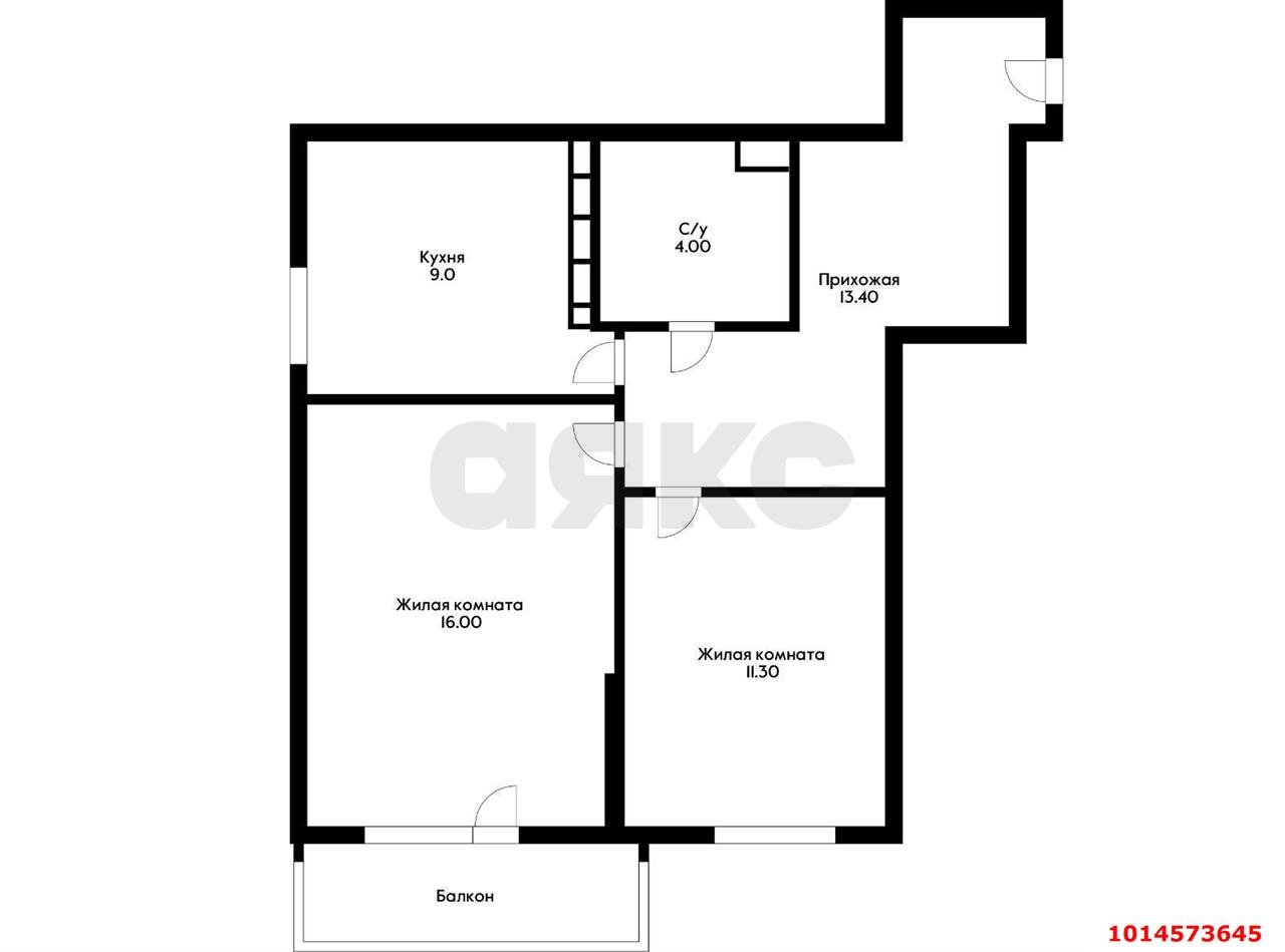 Фото №18: 2-комнатная квартира 60&nbsp;м², 9/25&nbsp;эт. - Краснодар, Центральный внутригородской округ, Центральный, мкр. ЖК Три Богатыря, ул. Садовая, 161/2к2
