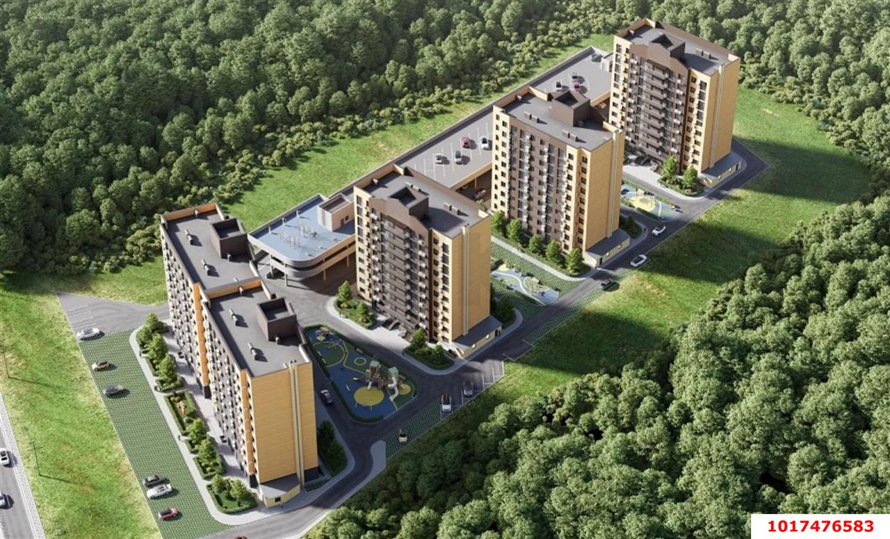 Фото №6: 1-комнатная квартира 32&nbsp;м², 10/10&nbsp;эт. - Новая Адыгея, мкр. жилой комплекс Ритм, ул. Тургеневское шоссе, 34/1Ак4