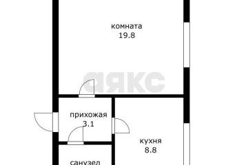 Фото №1: 1-комнатная квартира 34&nbsp;м², 1/3&nbsp;эт. - Краснодар, мкр. Музыкальный, ул. имени Ф.И. Шаляпина, 32/1