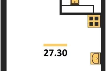 Фото №1: Студия 27 м², 12/16 эт. - Краснодар, мкр. жилой комплекс Самолёт-6,