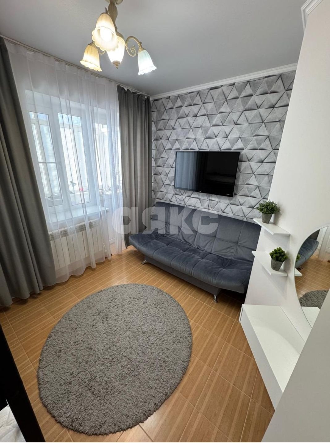 Фото №6: 1-комнатная квартира 36&nbsp;м², 1/6&nbsp;эт. - Анапа, мкр. Парковый, ул. Парковая, 60Вк1