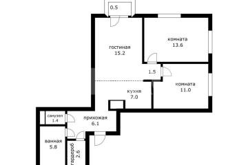 Фото №1: 3-комнатная квартира 65 м², 7/18 эт. - Москва Новомосковский административный округ