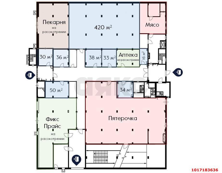 Фото №7: Торговое помещение 800&nbsp;м², 1/2&nbsp;эт. - Краснодар, Прикубанский внутригородской округ, мкр. Авиагородок, ул. Стахановская, 1/1