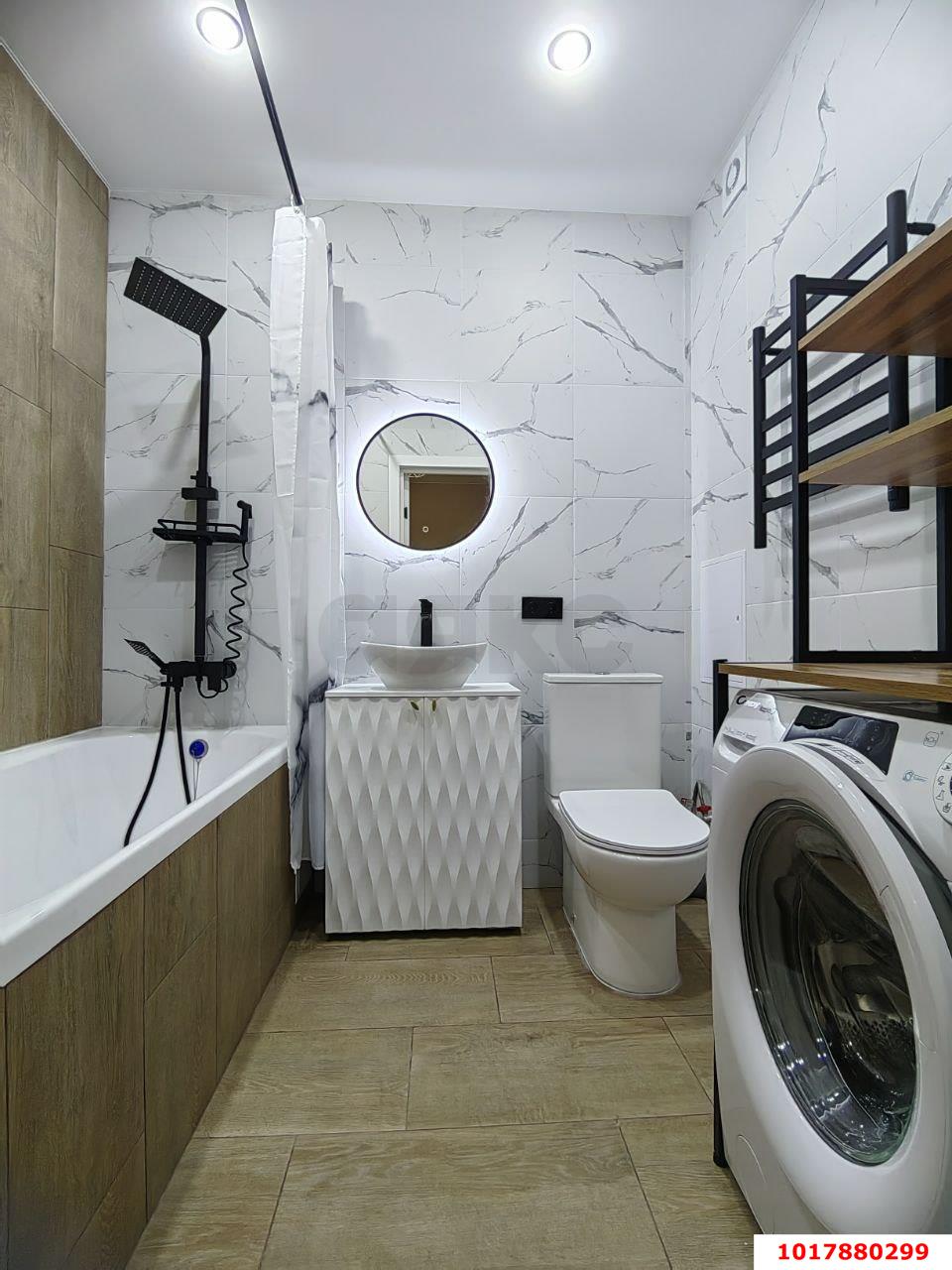 Фото №6: 1-комнатная квартира 40&nbsp;м², 13/24&nbsp;эт. - Краснодар, Прикубанский внутригородской округ, Микрохирургии глаза, мкр. жилой комплекс Сограт, ул. Красных Партизан, 4/15