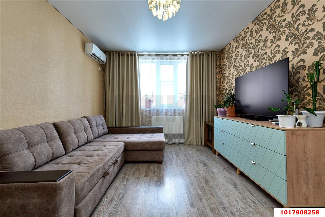 Фото №4: 1-комнатная квартира 45&nbsp;м², 8/18&nbsp;эт. - Краснодар, Прикубанский внутригородской округ, Краевая Клиническая Больница, мкр. жилой комплекс Спорт-Сити, ул. Домбайская, 10/1к1